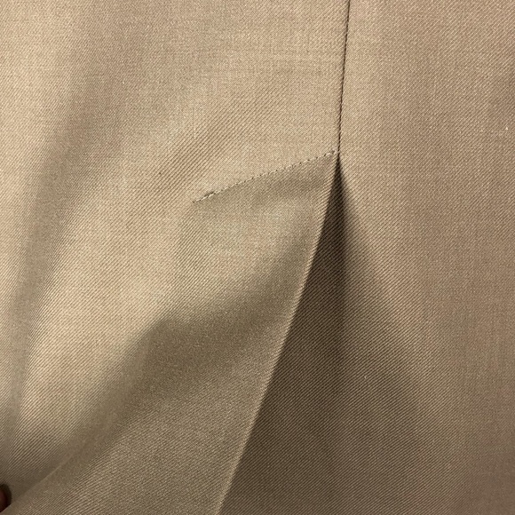 Merona tan fitted 2 button blazer small - Picture 13 of 14